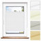 Jalousiescout Plissee Klemmfix ohne Bohren—Jalousie 65x110cm weiß Sichtschutz Fenster Sonnenschutz, Lichtdurchlässig Rollo für Fenster & Tür, Hochwertiges Polyester Pure Plissee
