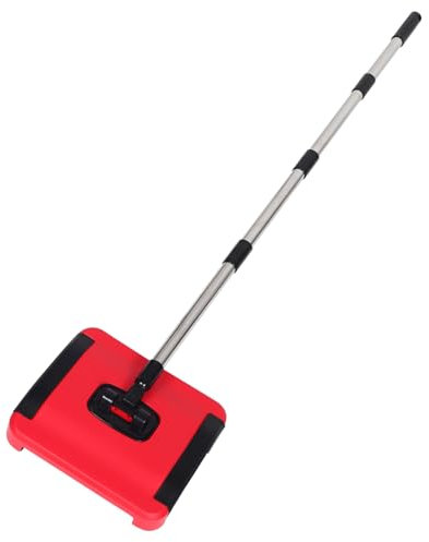 STOBAZA Rug Broom for Paper Scraps Cleaner Hand Push Sweeper Multisurface Cleaning Machine