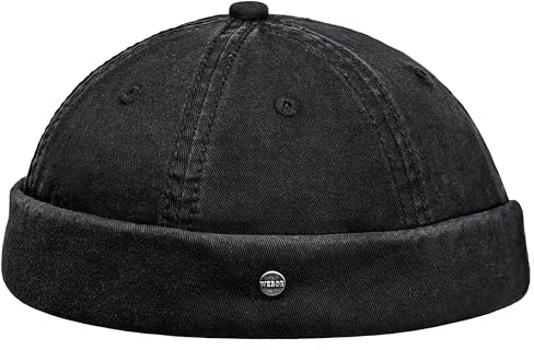 WEROR Dockercap Herren Dockermütze Fischermütze Docker Cap Mütze Baumwolle