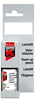 147 ARTIK WEISS (Stylo retouche 9 ml ) - Pinceau reparation peinture carrosserie automobile MERCEDES BENZ (9 ml + vernis 9 ml pour teintes metalisees)