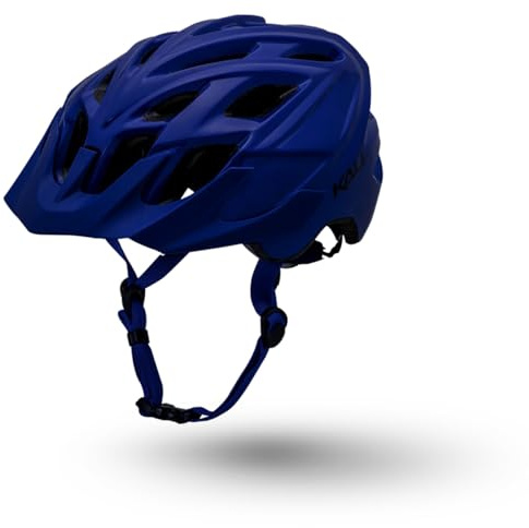Kali Protectives Chakra Solo Half Size Cycling Helmet, Solid Blue, S/M