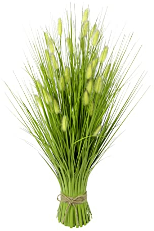 Flair Flower Künstliches Fuchsschwanzgras Gras Kunstpflanze Kunstgras Ziergras Grünpflanzen Dekogras Grasbüschel Solitärgras Deko Grasarrangement, 60x22x22 cm, 089581GN