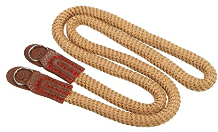 PATIKIL Camera Shoulder Strap, Cotton Soft Long Woven Round Cord Rope Holder with Mounting Ring