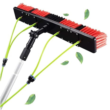 3-12m High Clean Teleskopstange Mit Wasseranschluss, Profi Fensterreiniger, Ausziehbarer Reiniger Wintergartendach, Reinigung Von Photovoltaik- Und Sonnenkollektoren(9m/29.52FT)