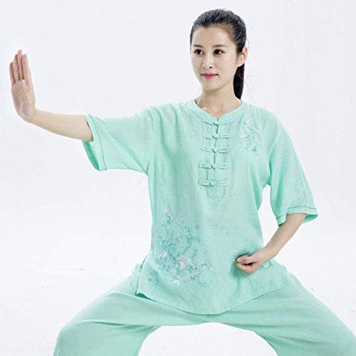 GZSLKSCD Tai Chi-Kleidung, Tai Chi-Uniform für Damen, Kampfkunst-Tai Chi-Uniform (#4 3XL)