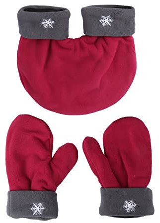 BESTYASH Paar Fäustlinge Aus Dickem Fleecestoff Rote Winterhandschuhe Für Paare Warmes Hand-in-hand-design Für Weihnachten Und Romantische Outdoor-aktivitäten
