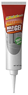 Gel removedor de moho, eliminación de moho en el hogar, limpiador de moho y moho para inodoro, lavadora, sello de baño, cocina, fregadero, azulejos, manchas de lechada (1, 20 g)