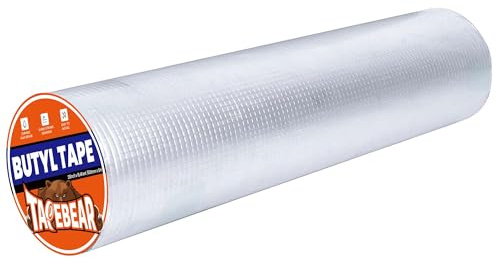 TAPEBEAR Butyl Tape for Roof and Leak Repair, Waterproof Sealing Tape Silver
