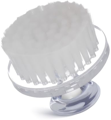 Spazzola Detergente Viso Manuale per Donne, Pulizia Profonda PP Bianco | Facciale, Rimuove e Sporco, Aiuta a Prevenire Ostruzioni dei Pori, Uso Quotidiano