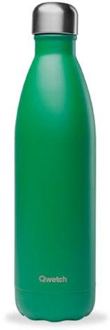 Qwetch - Bouteille Isotherme Originals Vert Toundra 750ml - 24h Froid et 12h Chaud - Etanche & Réutilisable - Gourde inox isotherme pour Sport, Voyage, Bureau, Randonnée
