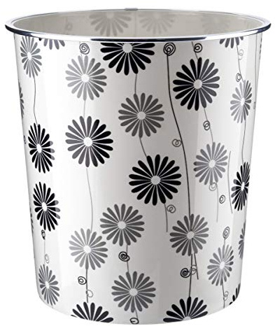 Divan Beds Deals Flora 7.7L Waste Bin – Compact Round Trash Can for Kitchen, Bathroom & Office