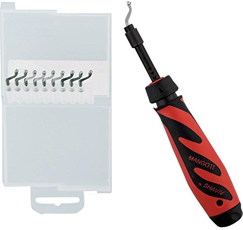 Vargus 155-00180 Shaviv Mango 2 B Handle with 10XB10, Red/Black