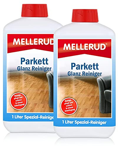 2x MELLERUD Parkett Glanz Reiniger 1L Set Parkettreiniger Diele Holz Fußboden