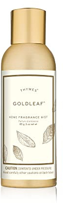 Thymes Home Fragrance Mist – Room Air Fresheners for Home Long Lasting – Air Freshener Spray – Premium Fragrance – Notes of Jasmine, Rose, Hyacinth, & Oak Moss (Goldleaf, 3 oz)