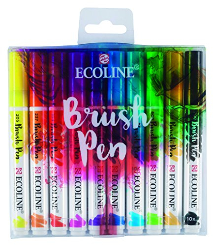 Pinselstift Talens Ecoline Brush Pen 10er Set