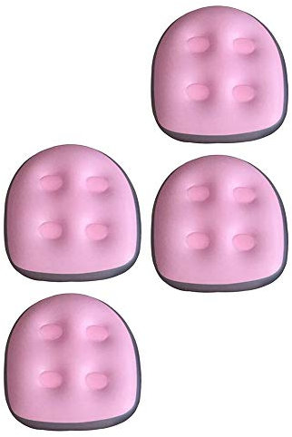Whirlpool-Sitzerhöhung für aufblasbaren Whirlpool-Sitz, multifunktional, mit Saugnapf, für Erwachsene und Kinder, zu Hause, Spa und Erholung, Pink, 4 Stück