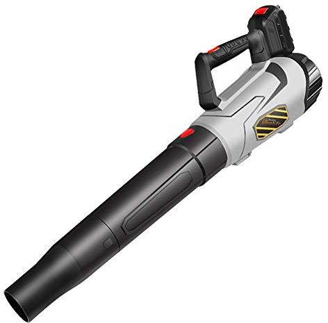 ACXZ Soffiatore di Foglie Elettrico con Batteria agli ioni di Litio 20V e Caricabatterie, spazzatrice Portatile Ricaricabile per la Pulizia del Giardino all'aperto, 45m/s di velocità del Vento