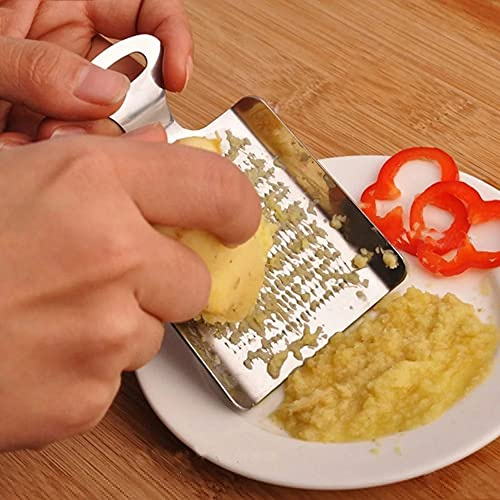 Rallador de jengibre Wasabi rallador trituradora de ajo de acero inoxidable Molinillo de ajo cocina fruta raíz verduras jengibre herramienta de molienda