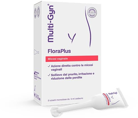 Multi-Gyn FloraPlus, Aiuta a ridurre i sintomi delle infezioni micotiche vaginali, 5 tubetti monodose da 5 ml