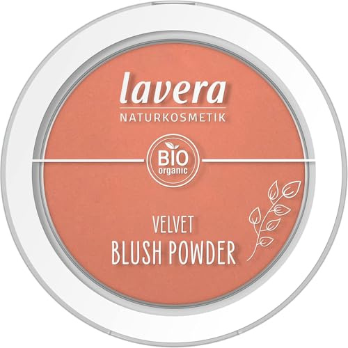 lavera Velvet Blush Powder -Rosy Peach 01- apricot - Bio-Mandelöl & Vitamin E - matt - Samtige Textur (1 x 5g)