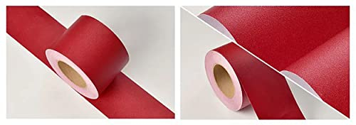 VisitRyl Bordo Per Carta Da Parati Impermeabile, Decorazione Autoadesiva Rimovibile Per Cucina, Bagno, Piastrelle, Cinabro Rosso 8cm X 500cm