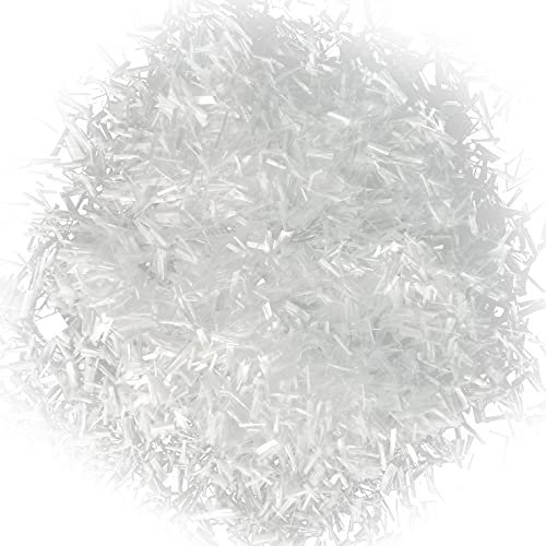 UPTTHOW Fiberglas für Zementmörtel, Betonverstärkung, Anti-Sicker- und Anti-Riss-Zement-Mischung für Bauwände, Gartenboden, 9 mm - 0,5 kg