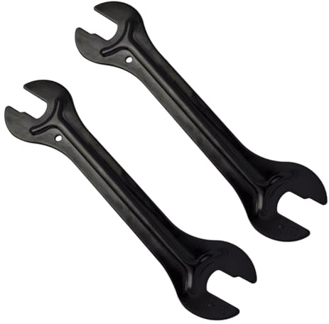 1/2 Stück Doppel-Konusschlüssel für Fahrrad, 13/14/15/16 mm Fahrradnabenschlüssel, Offener Schraubenschlüssel Pedalschlüssel Einsteller