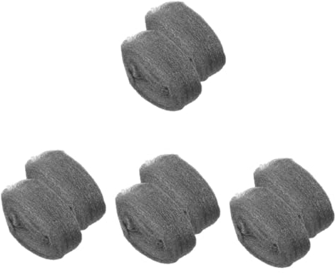 GLEAVI 8piezas Estropajo De Acero Para Pulido y Limpieza Alfombrilla De Alambre Flexible Para Abrillantar y Restaurar Superficies Sin Rayar