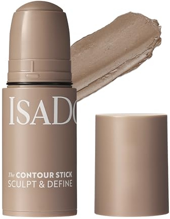 IsaDora The Contour Stick – Formen & definieren Sie Ihre Gesichtszüge mit einem natürlichen Finish – Cremige Formel, matter natürlicher Konturstift – Veganes Make-up, tierversuchsfrei (30 Cool Beige)
