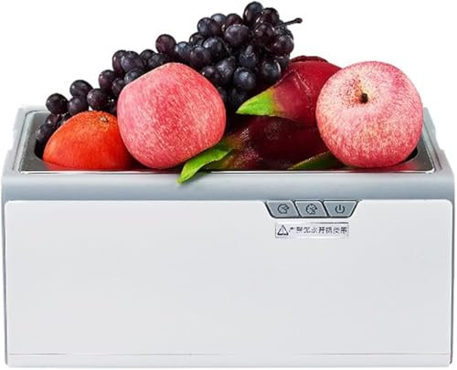 Wrobelax Ultrasonic Cleaner Fruit And Vegetable Washing Machine Multifunctional Household Automatic Fruit And Vegetable Disinfection Machine Food Purifier Food Detoxification Machine