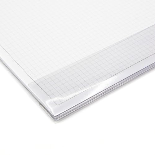 younikat Kantenschutz für DIN A2 Schreibtischunterlage transparent - az161 | Schutzleiste, wasserabweisend, selbstklebend, für Büro Zuhause Schule Studium Arbeit