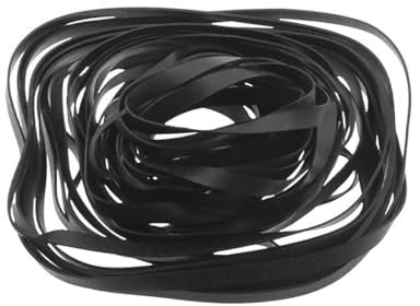 VYIBPDY 50 Pezzi 4 mm Larghezza cinghia giradischi cintura in gomma In Gomma 40-135mm Per Registratore Walkman Ripetitore Unità DVD