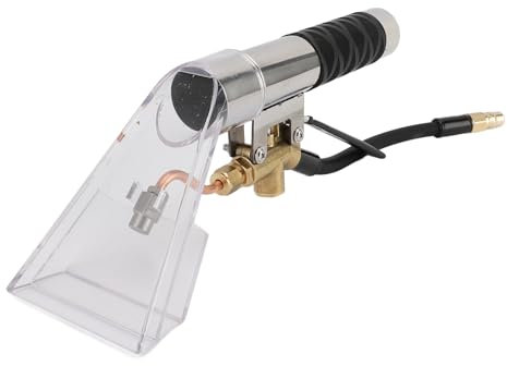 Jectse Varita Extractor de Alfombra de Acero Inoxidable para Limpiador de Automóviles de Vapor, Kit de Manguera de Vacío Extractor de 1.5 Pulgadas, Herramienta Manual del Extractor
