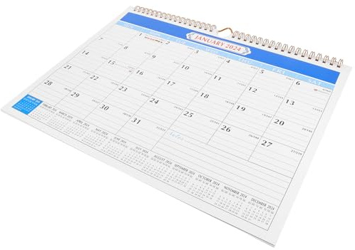 TOYZFRIENDY Wandkalender Monatsplaner Großer Hängender Jahreskalender mit Ferien Praktischer Planer für Büro und Zuhause Langlebiger Terminplaner für Wandgebrauch