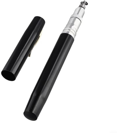 Telescopic Pocket Fishing Rod Set, Ultra Light and Portable Fishing Equipment for Easy Travel and Storage (black)