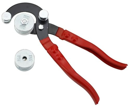 Buhdjfnke Piegatubi Manuale per Tubi di Metallo e Aria Condizionata Piegatubi Manuale Piegatubi per Tubi di Rame per Aria Condizionata Piccolo Utensile per Rame e Alluminio