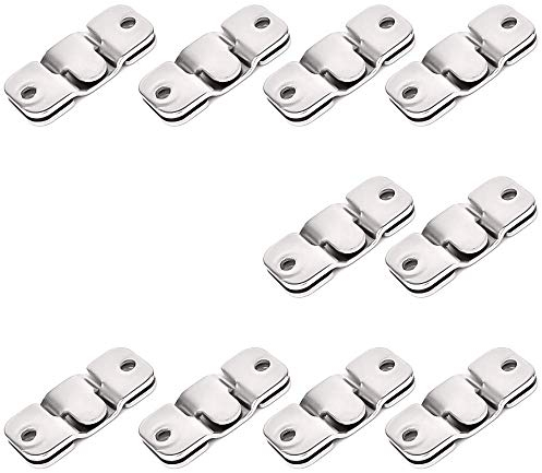 KiKiHong 10 Paires Crochet pour Cadre Photo Sectionnelles Meubles connecteur Bracket Support de Montage Encastré