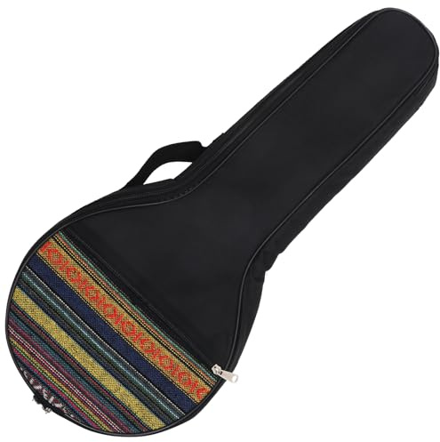 EXCEART Tragetasche für Banjo, 4 Saiten, für Ukulele, Musikinstrumente, Schwarz