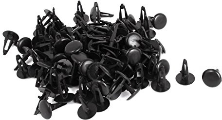 Ruilogod Targhe plastica Rivetti Elementi di fissaggio 100 pc