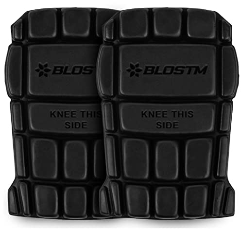 BLOSTM Protectoras Rodilleras Trabajo - Par de Rodilleras de Seguridad Flexibles para Trabajo, Deportes, Construcción, Jardinería - Espuma Rodillera Trabajo - Personalizables Rodilleras de Trabajo