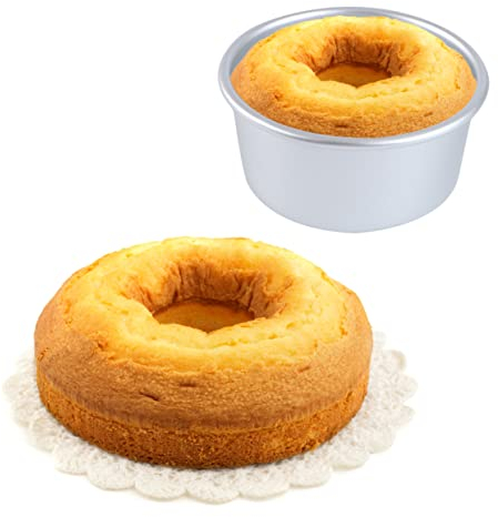 Cabilock Aluminium-kuchenform Mit Rundem Boden Abnehmbarer Boden Mini-kuchenbackblech Für Einfaches Entformen