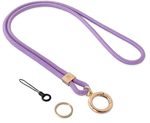 YOYOL Schlüsselband, Halsband-Schlüsselanhänger für ID-Abzeichen, Schlüssel, Handy, Männer und Frauen Cool Umhängeband