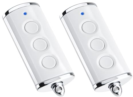 pepape Garage Door Remote for BiSecur Transmitter 868MHz, Replacement for Hormann HSE3-868-BS HSE4-868-BS HSE2-868-BS Garador GaraMatic 9/10/20 ProMatic 2/3/4 SupraMatic E2/E3/E4, 2Pack