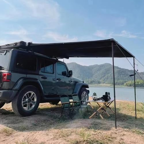Ausziehbare Auto Markise, SUV, LKW, Fahrzeug, Markise, Dach, Ausziehbares Zelt, Unterstand, UV50+, Schatten, SUV, Outdoor, Camping, Reisen (Size : 6.6 * 9.8ft)