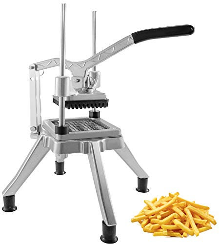 YXUANYZNB Cortador de verduras comercial, cortador de patatas de 1/2 pulgada, cortador de verduras comercial de acero inoxidable, picador de alimentos para patatas, cebollas, zanahorias, tomates