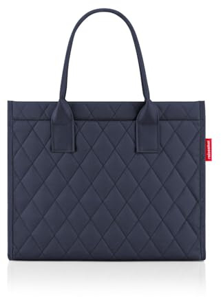 reisenthel daily shopper rhombus midnight – Moderner, geradliniger Shopper für jeden Anlass - praktische Handtasche, groß genug für Ihre Einkäufe und Ihre Alltagsgegenstände