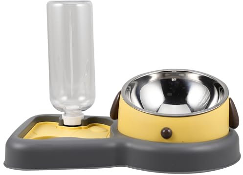 BESPORTBLE Distributeur Automatique Deau Et De Nourriture pour Chats Amovible pour Chats Et Chiens Facile À Utiliser Matériau Sûr