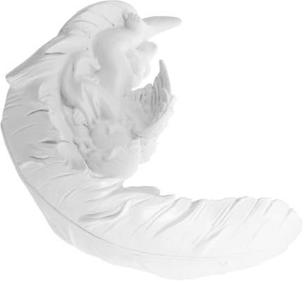 Cabilock Statua di Angelo in Resina Decorazione da Esterno per Giardino Scultura di Angelo per Interno Ornamento da Tavolo Statuina per Decorare Casa e Ufficio Stile Casuale