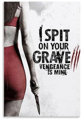 HUEAEHAHE I Spit On Your Grave 3 Poster Room Decorative Canvas Posters Aesthetic Poster Print Wall Art Decor Posters 08x12inch(20x30cm) Unframe-style-2