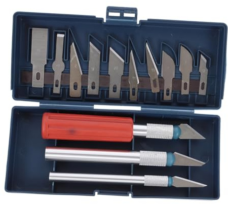BATHVEVE 13pezzi Per e Incisione Per Modellismo e Riparazione Per e Precisione Blu